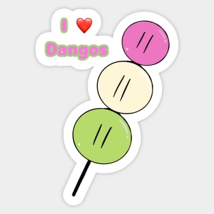 I love Dangos Sticker